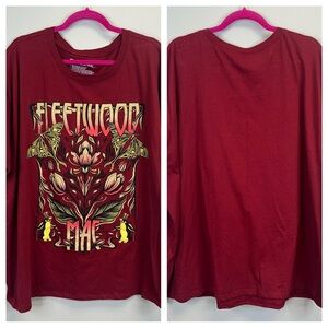 Fleetwood Mac Women’s 4X plus size Graphic T-Shirt Cotton blend EUC Band tee